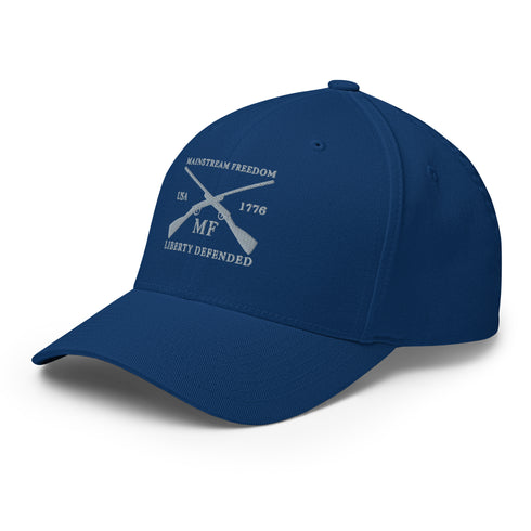 Mainstream Freedom Liberty Defended Vintage Embroidered Cap - Mainstream Freedom