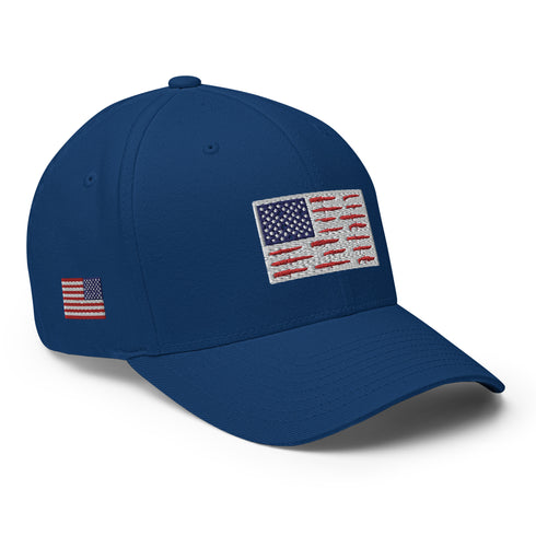 American Flag Knife Collection Structured Twill Cap - Mainstream Freedom
