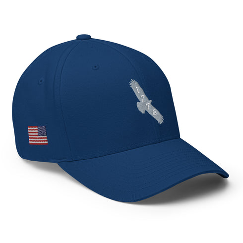 Eagle Silhouette 1776 Embroidered Cap - Mainstream Freedom