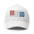 USA Grid Letters Structured Twill Cap - Mainstream Freedom