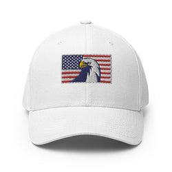 Eagle American Flag Structured Twill Cap - Mainstream Freedom