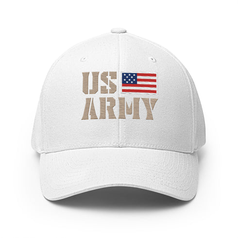 Patriotic US ARMY Patriotic Structured Twill Cap - Mainstream Freedom
