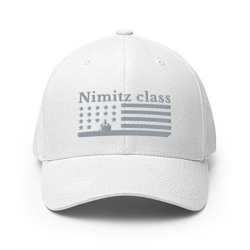 Nimitz-class aircraft carrier Stars and Stripes Structured Twill Cap - Mainstream Freedom