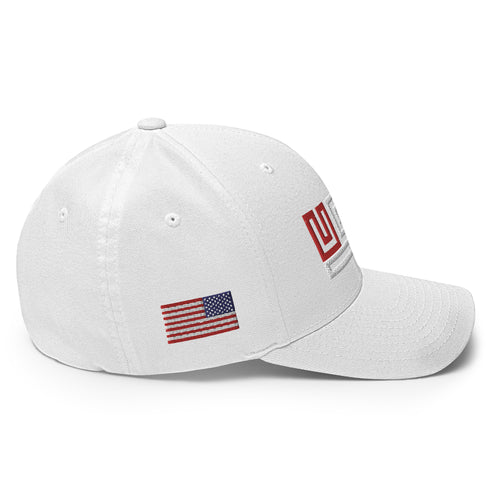 USA Grid Letters Structured Twill Cap - Mainstream Freedom