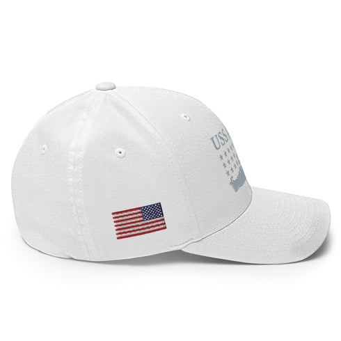 USS Arizona Stars and Stripes Embroidered Cap - Mainstream Freedom
