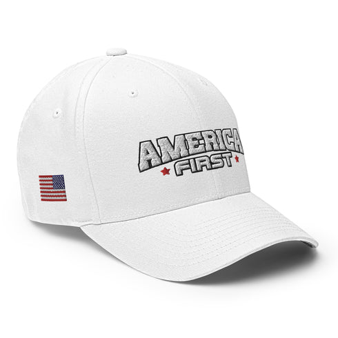 America First Structured Twill Cap - Mainstream Freedom