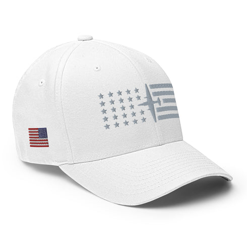 Lockheed U-2 Aircraft Stars And Stripes Embroidered Cap - Mainstream Freedom