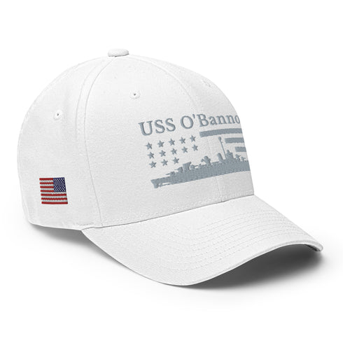USS O'Bannon Stars and Stripes Embroidered Cap - Mainstream Freedom
