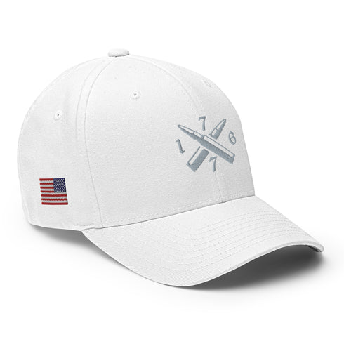1776 Crossed Bullet Embroidered Cap - Mainstream Freedom