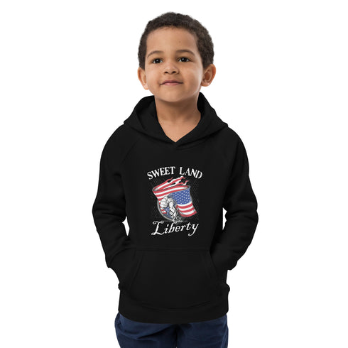 Sweet Land of Liberty Kids eco hoodie - Mainstream Freedom