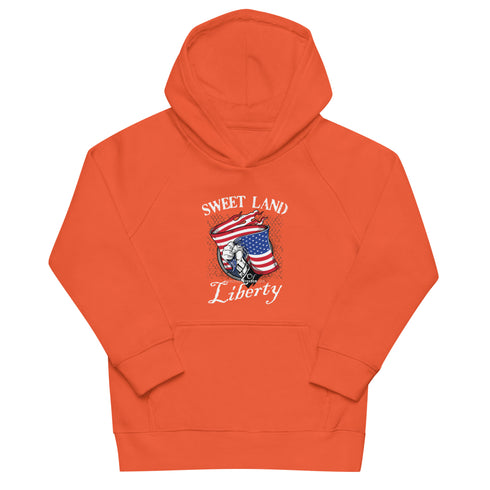 Sweet Land of Liberty Kids eco hoodie - Mainstream Freedom