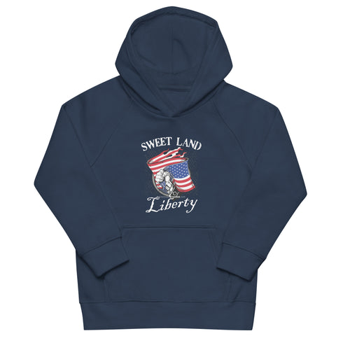 Sweet Land of Liberty Kids eco hoodie - Mainstream Freedom