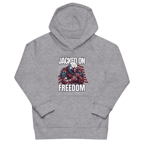 Jacked on Freedom Kids eco hoodie - Mainstream Freedom