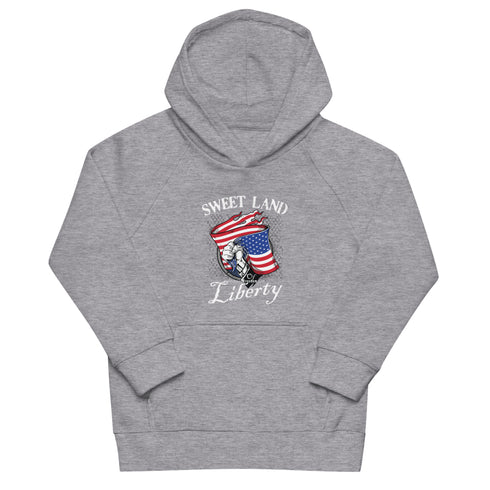 Sweet Land of Liberty Kids eco hoodie - Mainstream Freedom