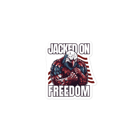 Jacked On Freedom Bubble-free stickers - Mainstream Freedom