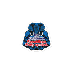 The Traditional Republican Party Symbol Bubble-free stickers - Mainstream Freedom