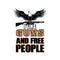 I Like Guns and Free People Bubble-free stickers - Mainstream Freedom
