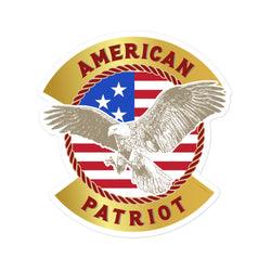 American Patriot Bubble-free stickers - Mainstream Freedom