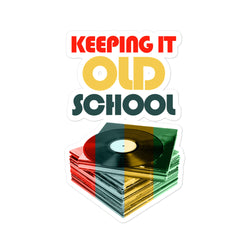 Keeping It Old School Bubble-free stickers - Mainstream Freedom