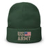 US ARMY Patriotic Embroidered Beanie - Mainstream Freedom