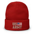 US ARMY Patriotic Embroidered Beanie - Mainstream Freedom