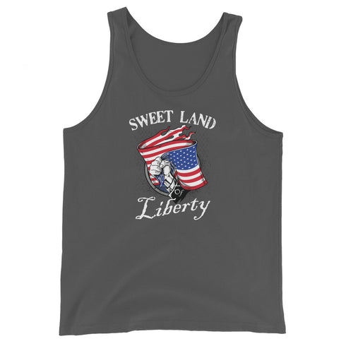 Sweet Land of Liberty Men's Tank Top - Mainstream Freedom