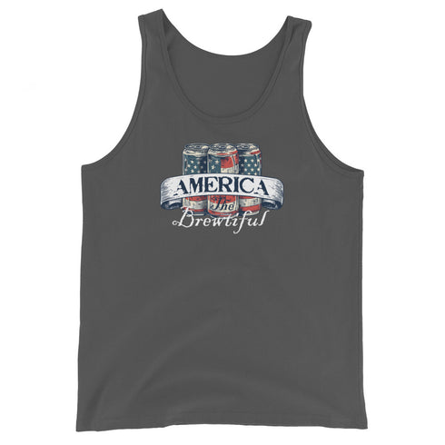 America The Brewtiful Men's Tank Top - Mainstream Freedom