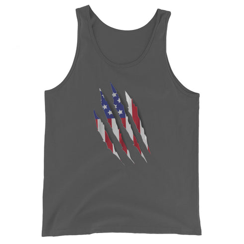 Patriot Grunge Slash Men's Tank Top - Mainstream Freedom