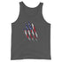 Patriot Grunge Slash Men's Tank Top - Mainstream Freedom
