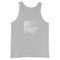 Grunge American Flag Silhouette Men's Tank Top - Mainstream Freedom