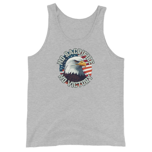 No Sacrifice No Victory Men's Tank Top - Mainstream Freedom