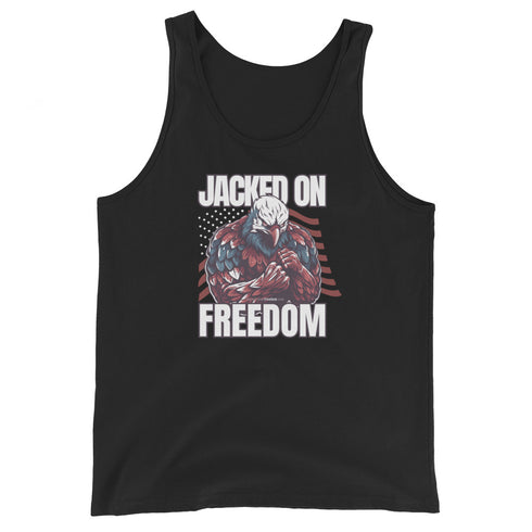 Jacked On Freedom Men's Tank Top - Mainstream Freedom