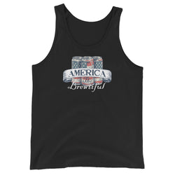 America The Brewtiful Men's Tank Top - Mainstream Freedom