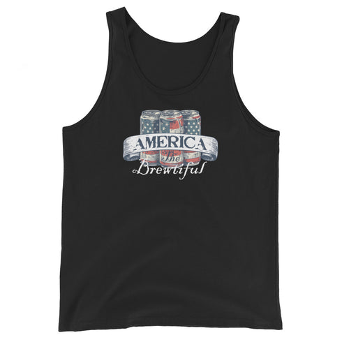America The Brewtiful Men's Tank Top - Mainstream Freedom