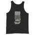 American Flag and Car Men's Tank Top - Mainstream Freedom