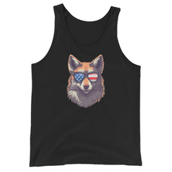 Furry Fox Men's Tank Top - Mainstream Freedom