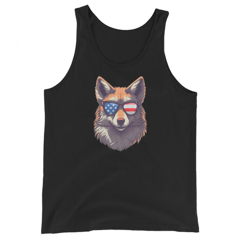 Furry Fox Men's Tank Top - Mainstream Freedom