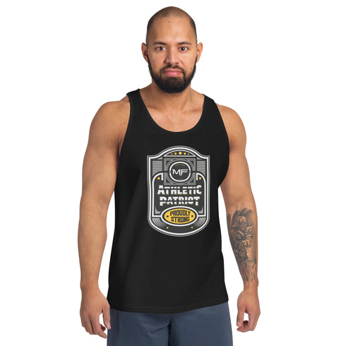 Athletic Patriot Proudly Strong Men's Tank Top - Mainstream Freedom