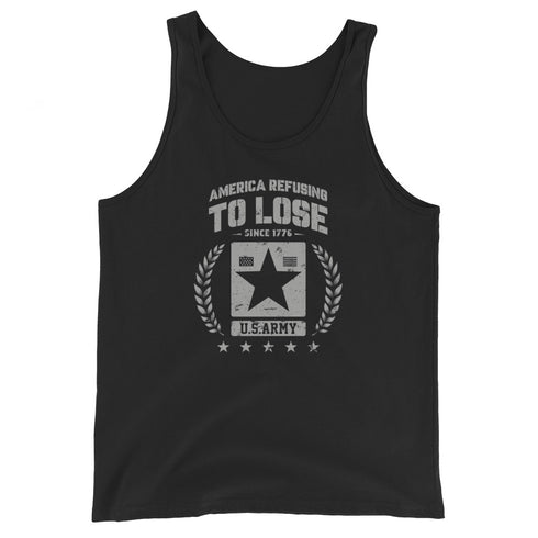 America Refusing To Lose Since 1776 Men's Tank Top - Mainstream Freedom