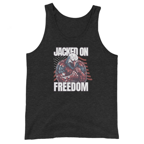 Jacked On Freedom Men's Tank Top - Mainstream Freedom