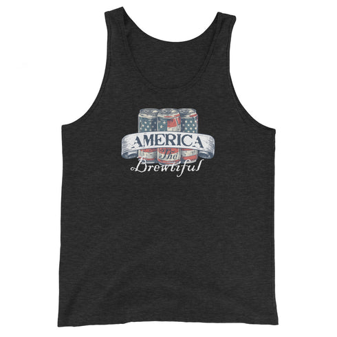 America The Brewtiful Men's Tank Top - Mainstream Freedom