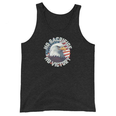 No Sacrifice No Victory Men's Tank Top - Mainstream Freedom