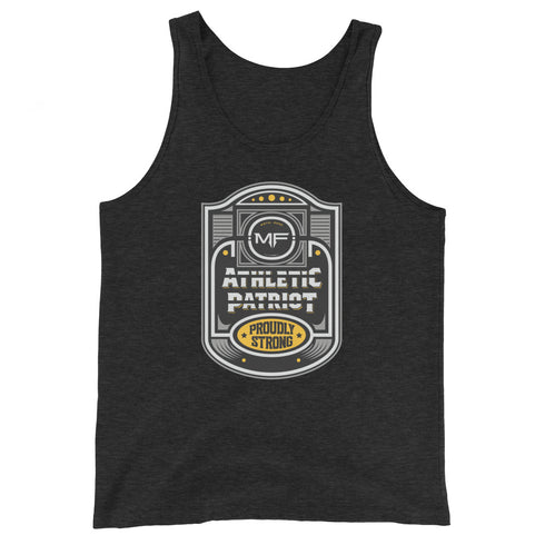 Athletic Patriot Proudly Strong Men's Tank Top - Mainstream Freedom
