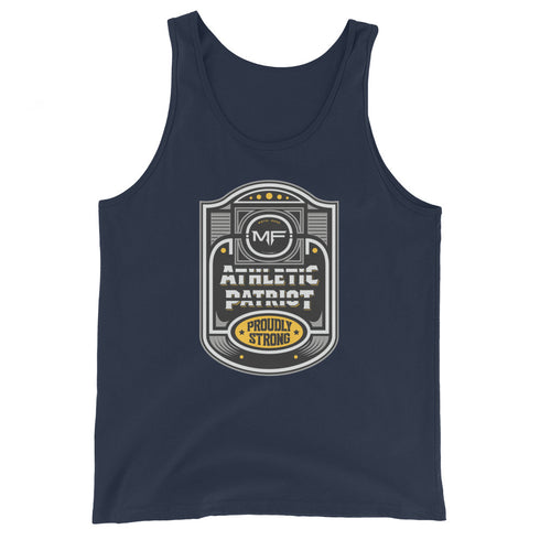 Athletic Patriot Proudly Strong Men's Tank Top - Mainstream Freedom