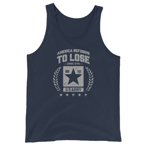 America Refusing To Lose Since 1776 Men's Tank Top - Mainstream Freedom