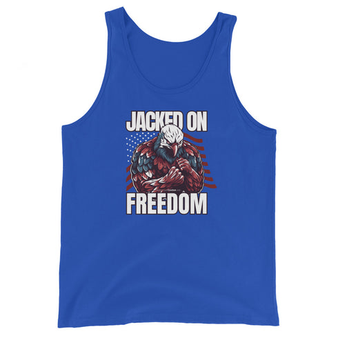 Jacked On Freedom Men's Tank Top - Mainstream Freedom