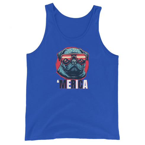 Merica Men's Tank Top - Mainstream Freedom