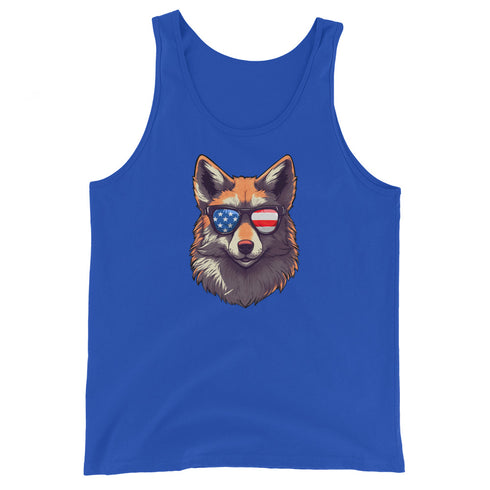 Furry Fox Men's Tank Top - Mainstream Freedom