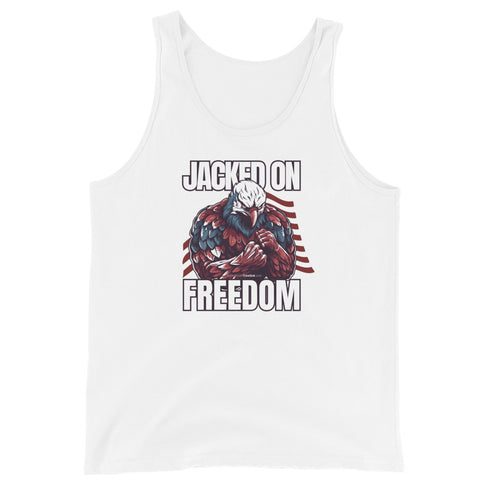 Jacked On Freedom Men's Tank Top - Mainstream Freedom