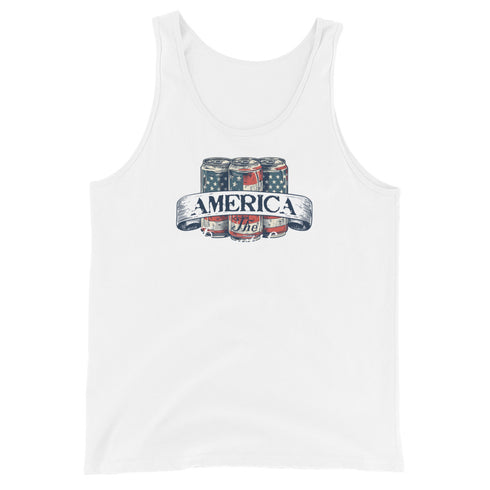 America The Brewtiful Men's Tank Top - Mainstream Freedom
